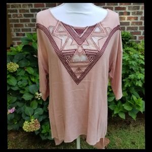 Light pink BKE blouse